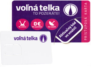 karta volná telka