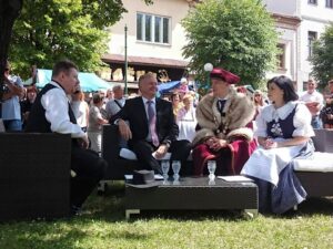 prezident Kiska v Kežmarku na ELRE